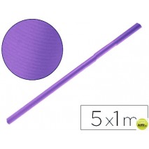 PAPEL KRAFT LIDERPAPEL VIOLETA ROLLO 5X1 MT
