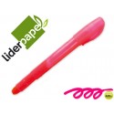 MARCADOR DE CERA GEL  LIDERPAPEL  FLUORESCENTE ROSA