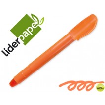 MARCADOR DE CERA  GEL  LIDERPAPEL  FLUORESCENTE  NARANJA