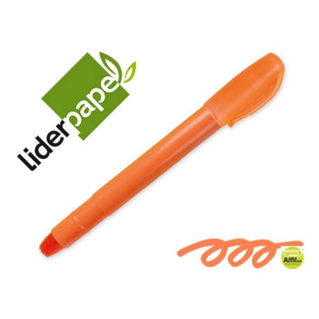 MARCADOR DE CERA  GEL  LIDERPAPEL  FLUORESCENTE  NARANJA