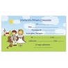 TARJETA DE INVITACION TIPO SOBRE MI PRIMERA COMUNION ARGUVAL REF. J BLISTER DE 10 UNIDADES