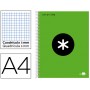 BLOC ESPIRAL LIDERPAPEL A4 MICRO ANTARTIK TAPA FORRADA 120 H 100G CUADRO 5 MM 5 BANDAS 4 TALADROS CO