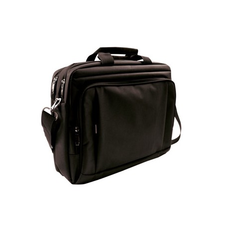 MALETIN PARA PORTATIL Q-CONNECT 15,5" NEGRO 1 ASA 1 BOLSILLO EXTERIOR MEDIDAS 390X310X120MM