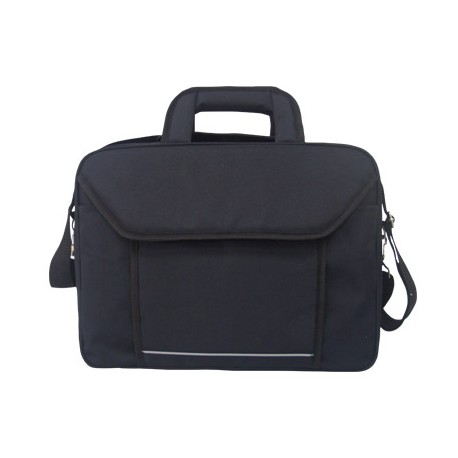 MALETIN PARA PORTATIL Q-CONNECT 15,4" NEGRO 1 ASA 2 BOLSILLOS EXTERIORES MEDIDAS 390X290X90 MM