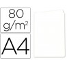 SUBCARPETA CARTULINA EXACOMPTA DIN A4 BLANCA 80 GR