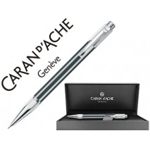 PORTAMINAS CARAN D'ACHE VARIUS 0,7 MM LACA CHINA NEGRA PLACADO RODIO CON ESTUCHE