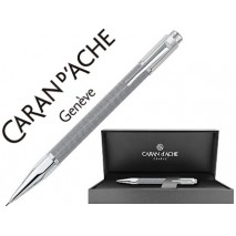 PORTAMINAS CARAN D'ACHE VARIUS 0,7 MM IVANHOE COTA DE MALLA ACERO GRIS PLACADO RODIO CON ESTUCHE
