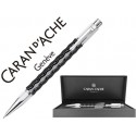 PORTAMINAS CARAN D'ACHE VARIUS 0,7 MM CERAMIC BLACK PLACADO RODIO CON ESTUCHE