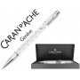 PORTAMINAS CARAN D'ACHE VARIUS 0,7MM CERAMIC WHITE PLACADO RODIO CON ESTUCHE