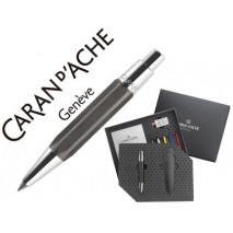 PORTAMINAS CARAN D'ACHE VARIUS 0,7 MM ART SKECTCHER CUERPO EN MADERA DE EBANO Y ADORNOS EN PALADIO P