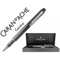 ROLLER CARAN D'ACHE RNX.316 PVD ACERO INOX TRATADO CON CERAMICA VAPORIZADA NEGRA CON ESTUCHE PUNTA M