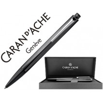 BOLIGRAFO CARAN D'ACHE RNX.316 PVD ACERO INOX TRATADO CON CERAMICA VAPORIZADA NEGRA CON ESTUCHE