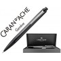 PORTAMINAS CARAN D'ACHE RNX.316 0,7 MM PVD ACERO INOX TRATADO CON CERAMICA VAPORIZADA NEGRA CON ESTU