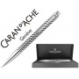 PORTAMINAS CARAN D'ACHE RNX.316 0,7 MM FIBER ACERO INOX GRABADA EN URDIMBRE A LASER CON ESTUCHE