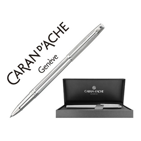 ROLLER CARAN D'ACHE MADISON CISELE RODIADO CON ESTUCHE PLUMIN MEDIO