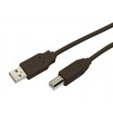 CABLE USB 2.0 MEDIARANGE PARA IMPRESORA TIPO A-B LONGITUD 1,8 MT COLOR NEGRO