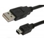 CABLE USB 2.0 MEDIARANGE TIPO USB MINI USB LONGITUD 1,5 MT COLOR NEGRO