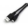 CABLE USB 2.0 MEDIARANGE TIPO USB MICRO USB LONGITUD 1,2 MT COLOR NEGRO
