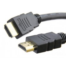 CABLE HDMI MEDIARANGE 1,4 PINES ALTA VELOCIDAD LONGITUD 1 MT COLOR NEGRO