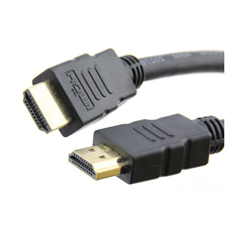 CABLE HDMI MEDIARANGE 1,4 PINES ALTA VELOCIDAD LONGITUD 1 MT COLOR NEGRO