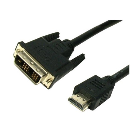 CABLE HDMI A DVI MEDIARANGE LONGITUD 2 MT COLOR NEGRO