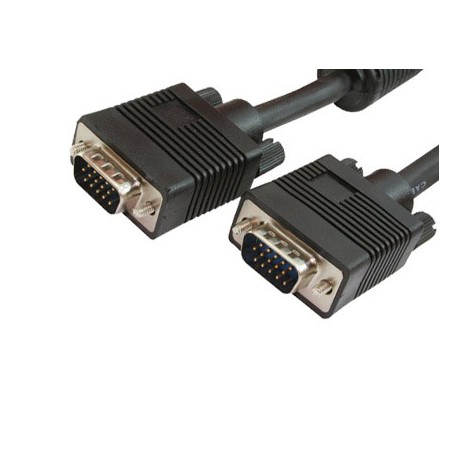 CABLE SVGA MEDIARANGE DE MONITOR LONGITUD 10 MT DE ALTA CALIDAD COLOR NEGRO