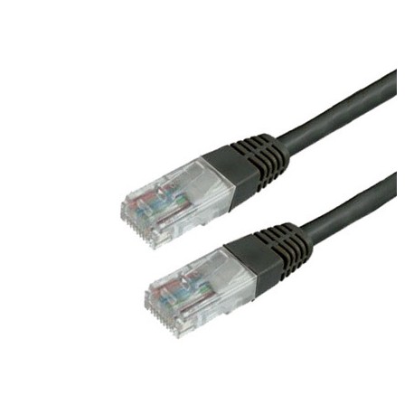 CABLE DE RED MEDIARANGE LONGITUD 1,5 MT COLOR NEGRO CONECTOR RJ45