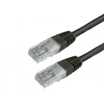 CABLE DE RED MEDIARANGE LONGITUD 2 MT COLOR NEGRO CONECTOR RJ45