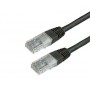 CABLE DE RED MEDIARANGE LONGITUD 3 MT COLOR NEGRO CONECTOR RJ45