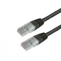 CABLE DE RED MEDIARANGE LONGITUD 3 MT COLOR NEGRO CONECTOR RJ45
