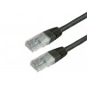 CABLE DE RED MEDIARANGE LONGITUD 1 MT COLOR NEGRO CONECTOR RJ45
