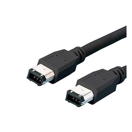 CABLE FIREWIRE MEDIARANGE LONGITUD 1,8 MT COLOR NEGRO ESPECIAL PARA VIDEOCAMARAS DIGITALES