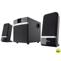 ALTAVOCES TRUST 2.1 ALIMENTACION USB POTENCIA 20 WCON SUBWOOFER DE 10 W RMS Y SATELITES DE 3,6 W RMS