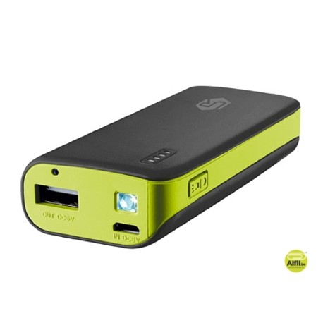 BATERIA AUXILIAR TRUST PARA TABLETS Y MOVILES COLOR NEGRO 4400MAH
