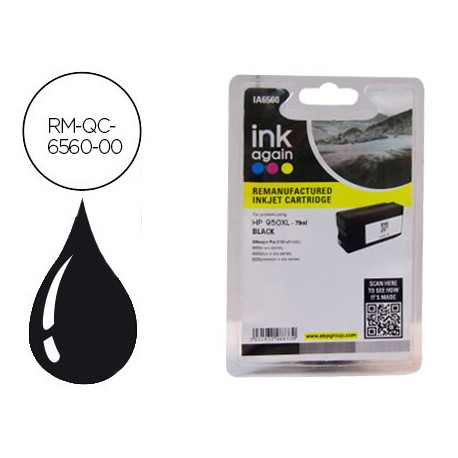 INK-JET COMPATIBLE HP 950XL NEGRO CN045AE CAPACIDAD -2.300 PAG-