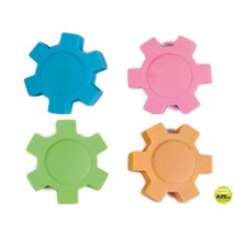 GOMA LIDERPAPEL MECANO CON FORMA DE RUEDA COLORES SURTIDOS