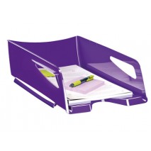 BANDEJA SOBREMESA CEP MAXI DE GRAN CAPACIDAD PLASTICO VIOLETA 386X270X115 MM