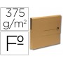 SUBCARPETA CARTULINA NATURE LINE VIP FAST-PAPERFLOW FOLIO CON BOLSA FUELLE Y SOLAPA PACK DE 10 UNIDA
