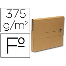 SUBCARPETA CARTULINA NATURE LINE VIP FAST-PAPERFLOW FOLIO CON BOLSA FUELLE Y SOLAPA PACK DE 10 UNIDA