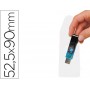 FUNDA AUTOADHESIVA 3L OFFICE PARA MEMORIAS USB CAPACIDAD PARA 10 UNIDADES 52,5X 90 MM