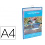 FUNDA PARA COLGAR TARIFOLD DIN A4 ANILLA METALICA FORMATO VERTICAL PACK DE 5 5 UNIDADES COLOR AZUL