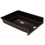 BANDEJA SOBREMESA OFFISYS PLASTICO 1025 FLEXIBLE TRANSPARENTE 345X265X65 MM APILABLE NEGRA