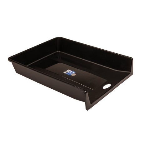 BANDEJA SOBREMESA OFFISYS PLASTICO 1025 FLEXIBLE TRANSPARENTE 345X265X65 MM APILABLE NEGRA