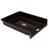 BANDEJA SOBREMESA OFFISYS PLASTICO 1025 FLEXIBLE TRANSPARENTE 345X265X65 MM APILABLE NEGRA