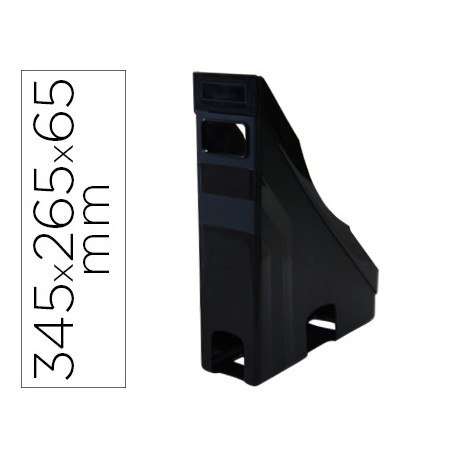 REVISTERO OFFISYS PLASTICO FLEXIBLE TRANSPARENTE NEGRO