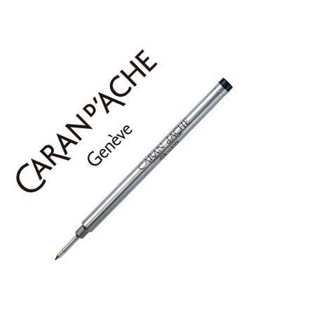 RECAMBIO ROLLER CARAN D'ACHE NEGRO PUNTA MEDIA