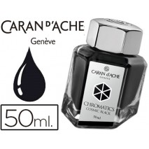 TINTA ESTILOGRAFICA CARAN D'ACHE CHROMATICS DE 50 ML NEGRO COSMICO