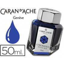TINTA ESTILOGRAFICA CARAN D'ACHE CHROMATICS DE 50 ML AZUL IDILICO