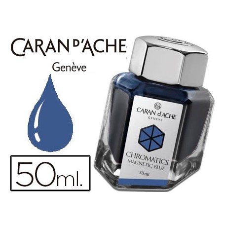 TINTA ESTILOGRAFICA CARAN D'ACHE CHROMATICS DE 50 ML AZUL MAGNETICO