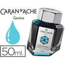 TINTA ESTILOGRAFICA CARAN D'ACHE CHROMATICS DE 50 ML TURQUESA HIPNOTICO